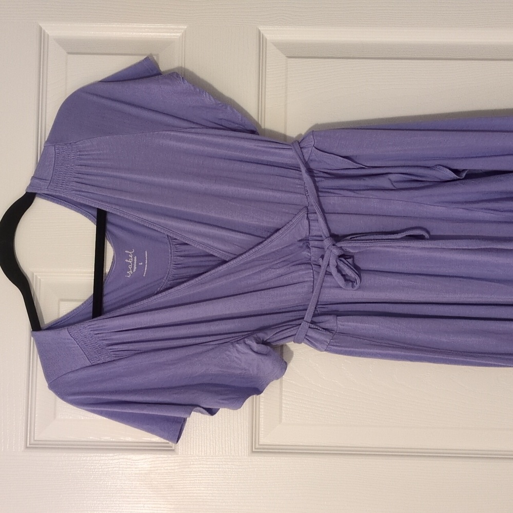 Isabel Maternity purple dress